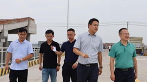 政府专项资金项目评审小组赴姚湾综合码头开展评审事情